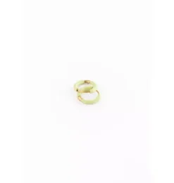 Enamel Hoop Earrings