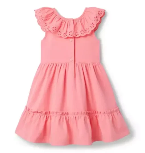 Eyelet Ruffle Dress