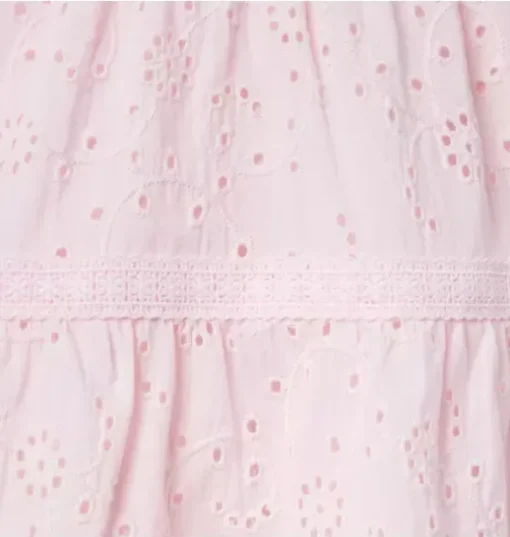 Eyelet Tiered Party Dress