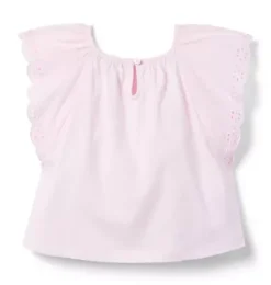 Eyelet Trim Top