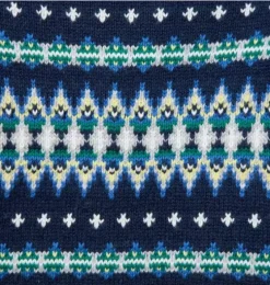Fair Isle Shawl Collar Cardigan
