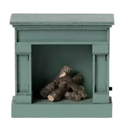 Fireplace, Mouse - Blue