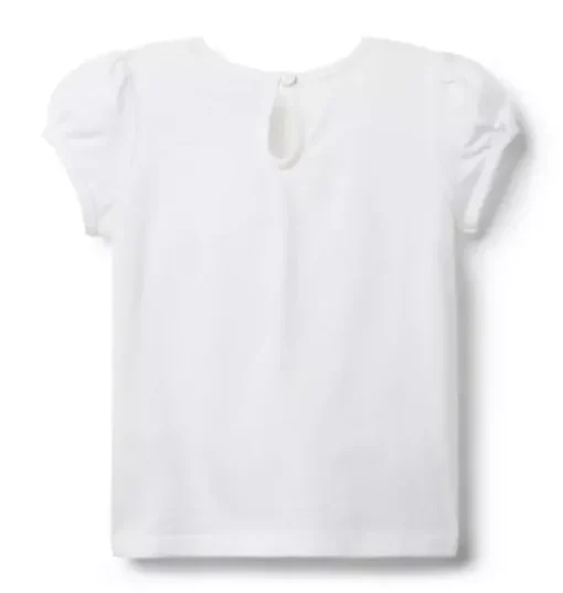Flamingo Puff Sleeve Tee