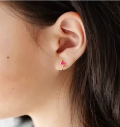 Flamingo Stud Earring