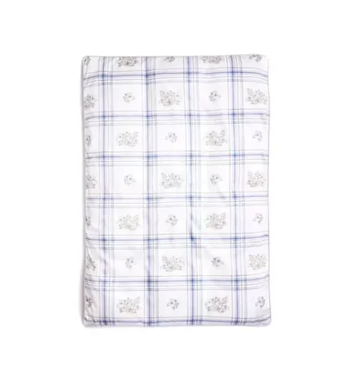 Fleur + Stripe Toddler Duvet Set - Ivory