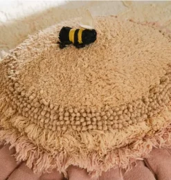 Floor Cushion Pink Daisy