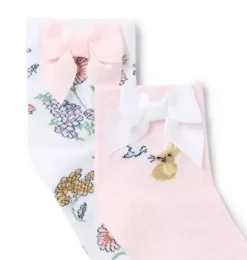 Floral And Bunny Sock 2-Pack