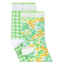 Floral And Gingham Sock 2-Pack