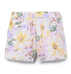 Floral Belt Short