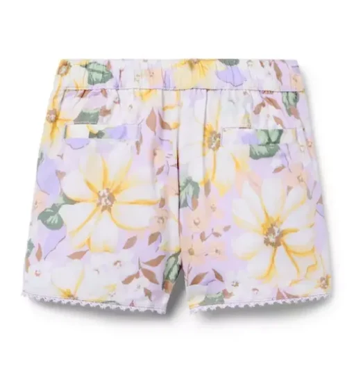Floral Belt Short