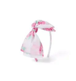 Floral Bow Headband