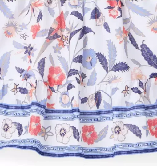 Floral Bow Strap Dress