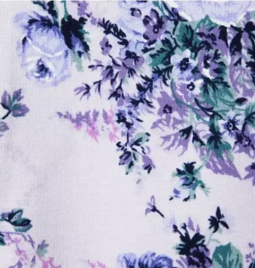 Floral Button Cuff Ponte Pant