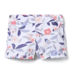 Floral Canvas Short