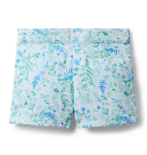 Floral Canvas Short