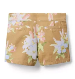 Floral Canvas Short