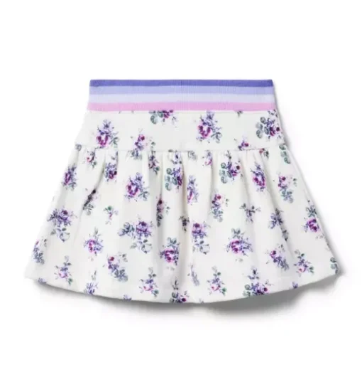 Floral Fleece Skirt