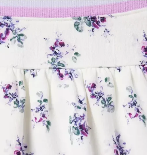 Floral Fleece Skirt
