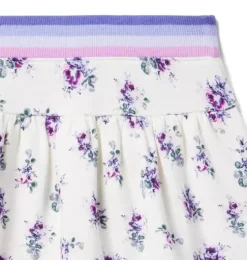 Floral Fleece Skirt