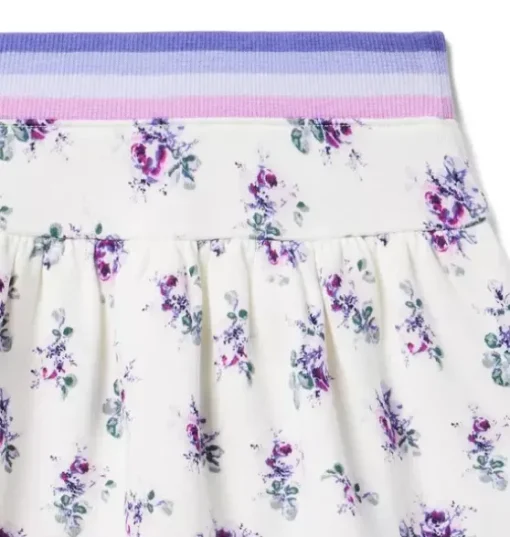 Floral Fleece Skirt