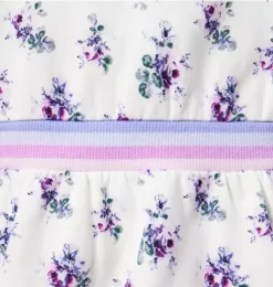 Floral Hooded Fleece Dress
