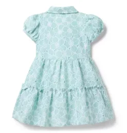 Floral Lace Collared Dress