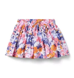 Floral Pleated Skort