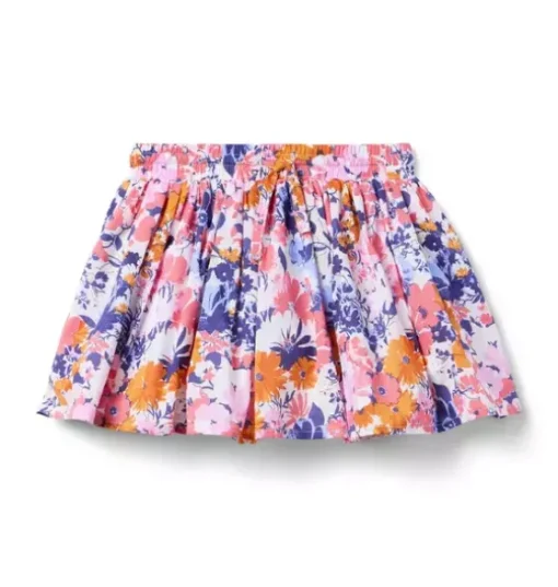 Floral Pleated Skort