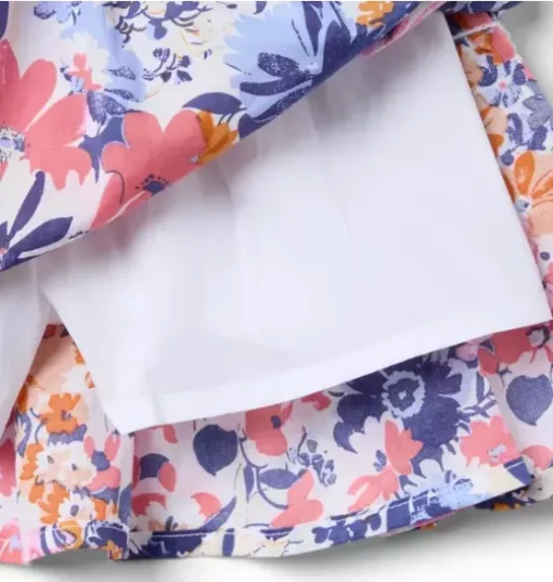 Floral Pleated Skort
