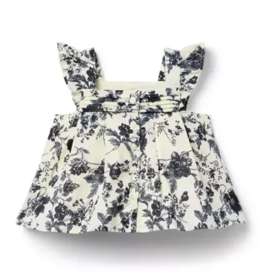 Floral Pleated Top