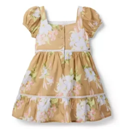 Floral Puff Sleeve Dress