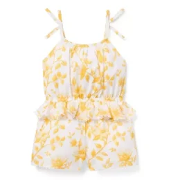 Floral Ruffle Romper