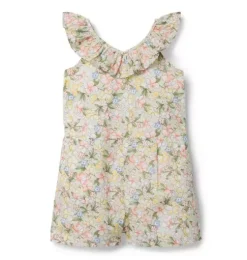 Floral Ruffle Romper