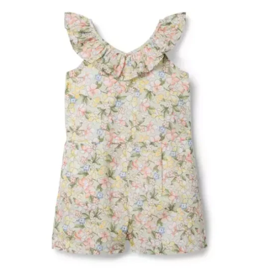 Floral Ruffle Romper