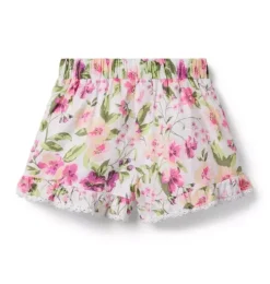 Floral Ruffle Short