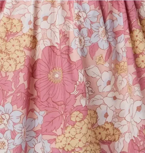 Floral Smocked Puff Sleeve Dress