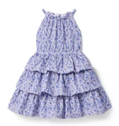 Floral Tiered Ruffle Dress