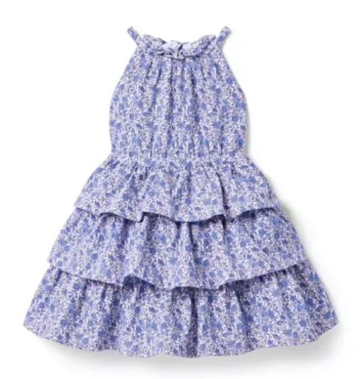Floral Tiered Ruffle Dress