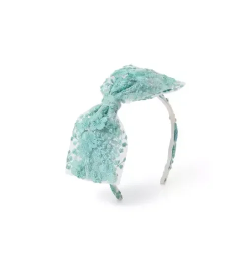 Floral Tulle Bow Headband