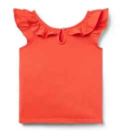 Flutter Sleeve Bow Top