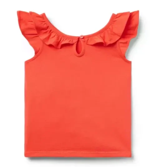 Flutter Sleeve Bow Top