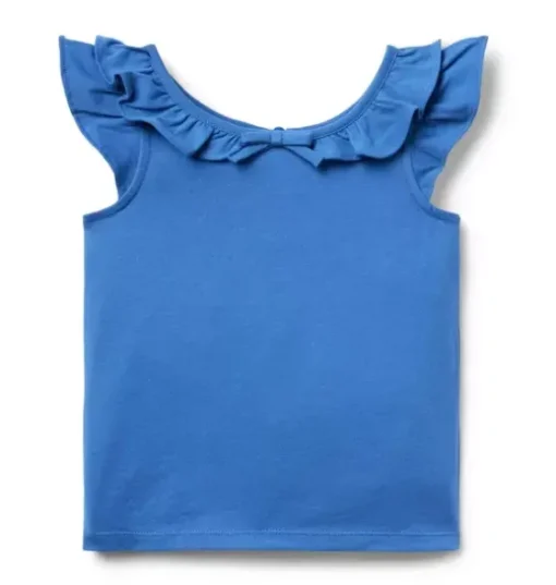 Flutter Sleeve Bow Top