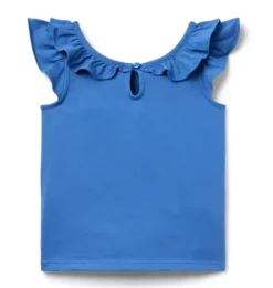 Flutter Sleeve Bow Top