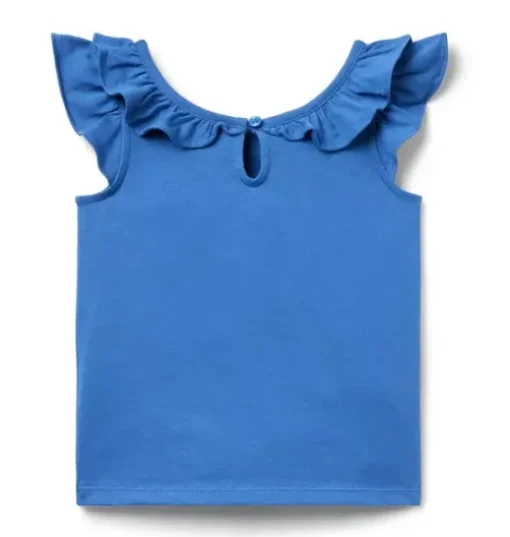 Flutter Sleeve Bow Top