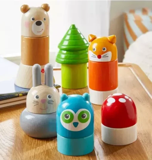 Forest Animals Wooden Stacking Toy