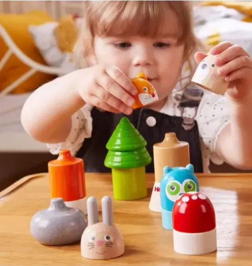 Forest Animals Wooden Stacking Toy