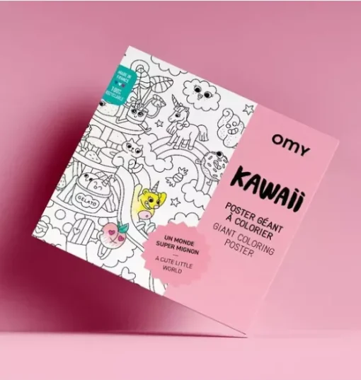Giant Coloring Poster Kawaii