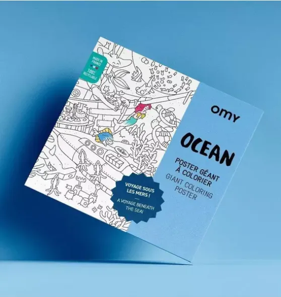 Giant Coloring Poster Ocean