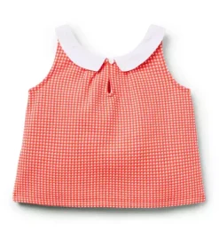 Gingham Bow Top