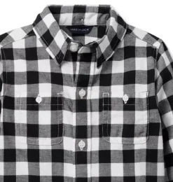 Gingham Flannel Shirt